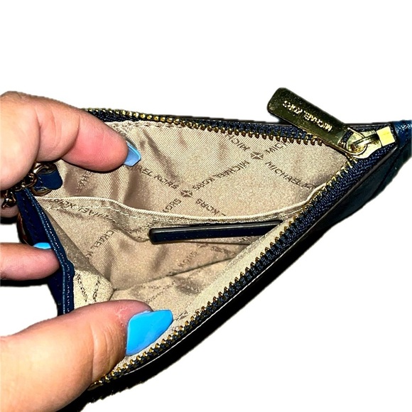 Michael Kors Jet Set Travel Sm. Top Zip Coin Pouch w/ID Holder Saffiano Leather - Picture 4 of 4